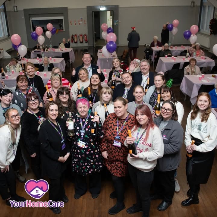 Group shot from the Your Home Care Awards 2024 ceremony at Turner Hall