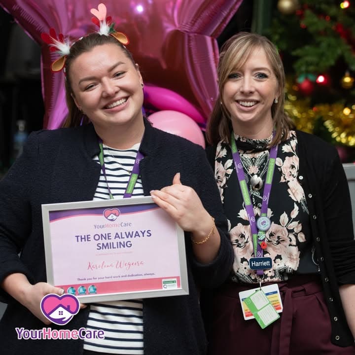 Karolina, winner of The One Always Smiling award