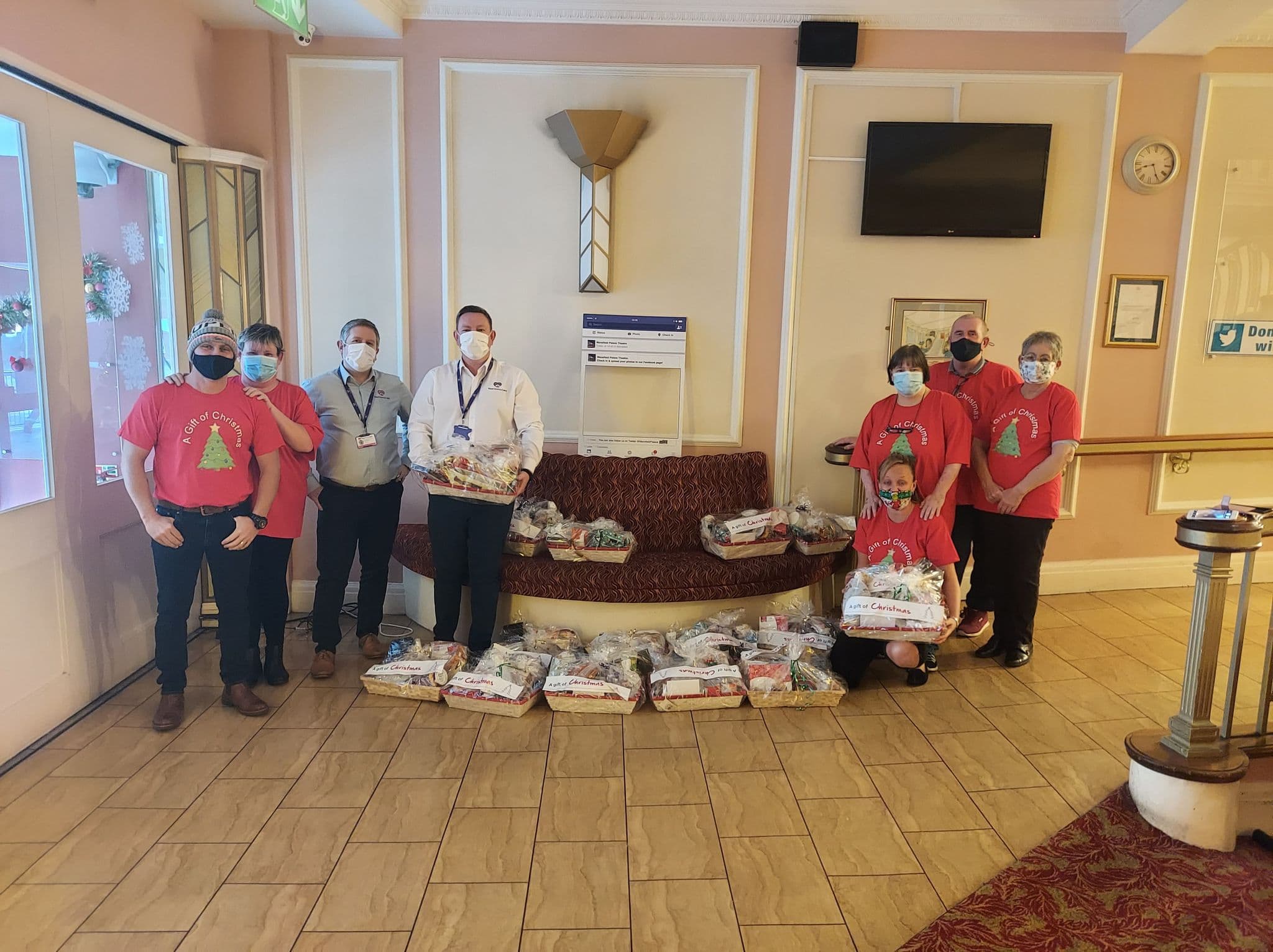 Gift of Christmas Present Donations banner