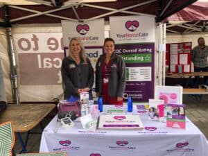 Denise and Aimee at the Carers Roadshow