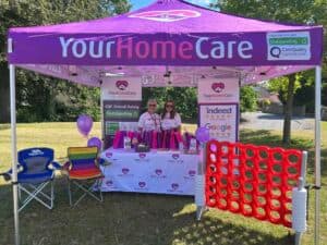 Aimee and Denise at the Party in the Park